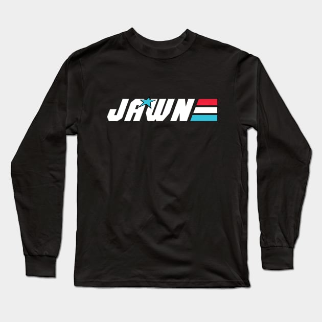 The GI JAWN Long Sleeve T-Shirt by Tailgate Team Tees